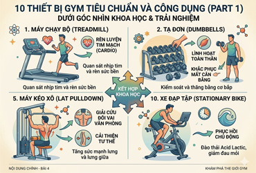 Bước vào hệ sinh thái GYM – 10 Thiết bị định hình sức khỏe của bạn