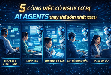 5 công việc có nguy cơ bị AI Agents thay thế sớm nhất trong tương lại gần